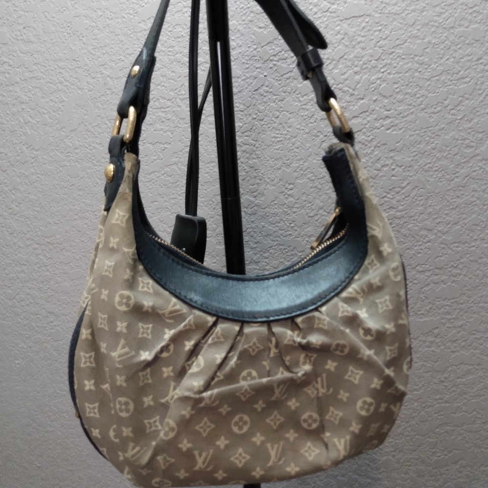 Sale Authentic Louis Vuitton mini lin Rhapsodie Croissant Shoulder Bag
